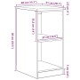 Armario de almacenamiento para garaje roble marrón 40x51x85 cm de , Armarios industriales - Ref: Foro24-860541, Precio: 54,89...