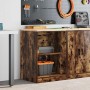 Armario de almacenamiento para garaje roble ahumado 60x51x85 cm de , Armarios industriales - Ref: Foro24-860548, Precio: 65,5...