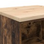 Armario de almacenamiento para garaje roble ahumado 60x51x85 cm de , Armarios industriales - Ref: Foro24-860548, Precio: 65,5...