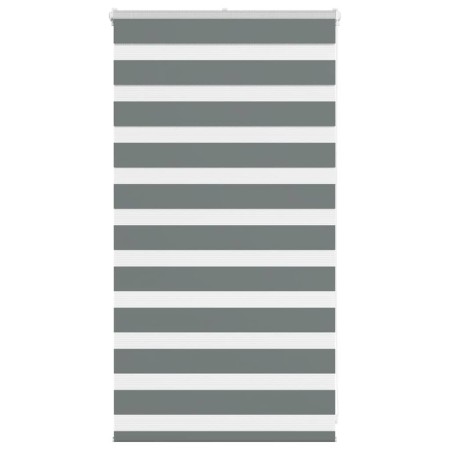 Estor cebra gris oscuro 75x100cm tejido ancho 70,9 cm poliéster de , Persianas y estores - Ref: Foro24-4014100, Precio: 17,00...