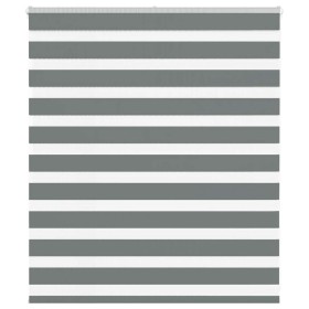 Estor cebra gris oscuro tejido ancho 115,9 cm poliéster de , Persianas y estores - Ref: Foro24-4014109, Precio: 24,89 €, Desc...