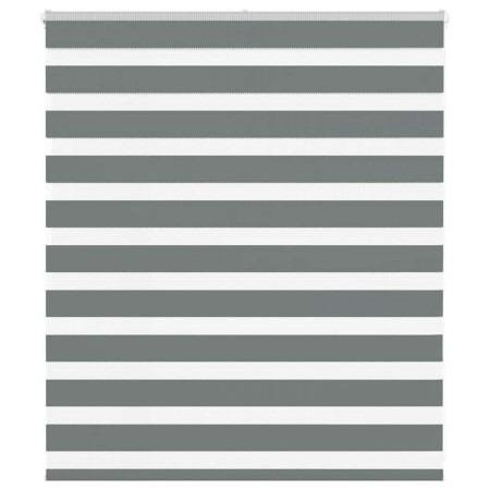 Estor cebra gris oscuro tejido ancho 115,9 cm poliéster de , Persianas y estores - Ref: Foro24-4014109, Precio: 24,89 €, Desc...