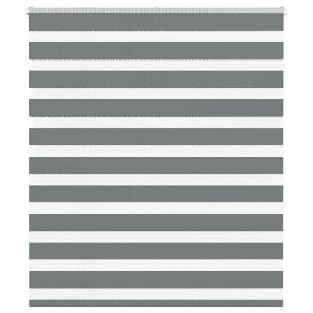 Estor cebra gris oscuro tejido ancho 115,9 cm poliéster de , Persianas y estores - Ref: Foro24-4014135, Precio: 31,80 €, Desc...
