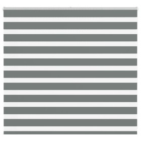Estor cebra gris oscuro tejido ancho 150,9 cm poliéster de , Persianas y estores - Ref: Foro24-4014116, Precio: 25,23 €, Desc...