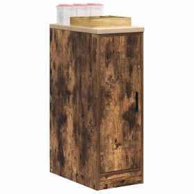 Armario de almacenamiento para garaje roble ahumado 30x51x85 cm de , Armarios industriales - Ref: Foro24-860557, Precio: 52,7...