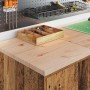 Armario garaje madera vieja 40x51x85 cm Madera maciza de pino de , Armarios industriales - Ref: Foro24-860569, Precio: 63,96 ...