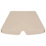 Dosel de repuesto columpio de jardín beige 188/168x145/110 cm de vidaXL, Cubiertas para carpas y cenadores - Ref: Foro24-3120...