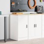 Armario de almacenamiento para garaje blanco 40x51x85 cm de , Armarios industriales - Ref: Foro24-860562, Precio: 62,17 €, De...
