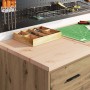 Armario de almacenamiento para garaje Roble Artesano 40x51x85cm de , Armarios industriales - Ref: Foro24-860597, Precio: 90,5...