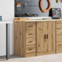 Armario de almacenamiento para garaje Artisan Oak 30x51x85 cm de , Armarios industriales - Ref: Foro24-860588, Precio: 70,66 ...