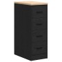 Armario de almacenamiento para garaje negro 30x51x85 cm de , Armarios industriales - Ref: Foro24-860581, Precio: 74,81 €, Des...