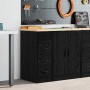 Armario de almacenamiento para garaje negro 30x51x85 cm de , Armarios industriales - Ref: Foro24-860581, Precio: 74,81 €, Des...