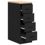 Armario de almacenamiento para garaje negro 30x51x85 cm de , Armarios industriales - Ref: Foro24-860581, Precio: 74,81 €, Des...