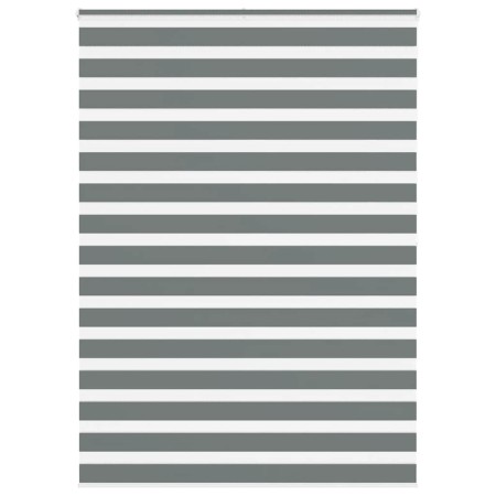 Estor cebra gris oscuro tejido ancho 150,9 cm poliéster de , Persianas y estores - Ref: Foro24-4014168, Precio: 38,88 €, Desc...