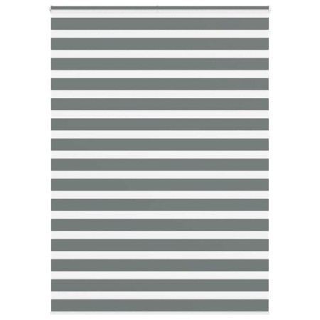 Estor cebra gris oscuro tejido ancho 150,9 cm poliéster de , Persianas y estores - Ref: Foro24-4014194, Precio: 38,42 €, Desc...