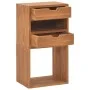 Mueble de almacenaje madera maciza de teca 40x30x76 cm de vidaXL, Taquillas y armarios de almacenamiento - Ref: Foro24-326129...