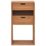 Mueble de almacenaje madera maciza de teca 40x30x76 cm de vidaXL, Taquillas y armarios de almacenamiento - Ref: Foro24-326129...