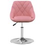Sillas de comedor giratorias 2 unidades terciopelo rosa de , Sillas de comedor - Ref: Foro24-335288, Precio: 117,42 €, Descue...