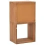 Mueble de almacenaje madera maciza de teca 40x30x76 cm de vidaXL, Taquillas y armarios de almacenamiento - Ref: Foro24-326129...