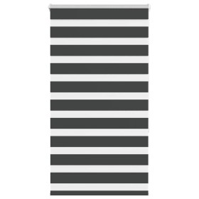 Estor cebra negro 80x150 cm tejido ancho 75,9 cm poliéster de , Persianas y estores - Ref: Foro24-4014231, Precio: 31,64 €, D...