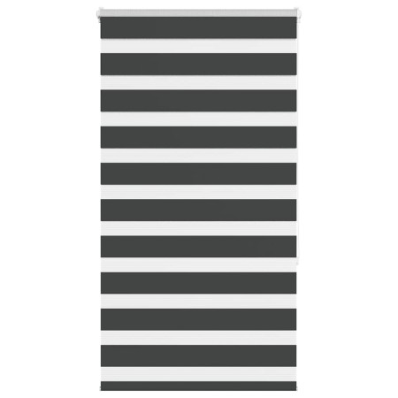 Estor cebra negro 80x150 cm tejido ancho 75,9 cm poliéster de , Persianas y estores - Ref: Foro24-4014231, Precio: 31,64 €, D...