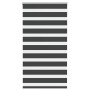Estor cebra negro 80x150 cm tejido ancho 75,9 cm poliéster de , Persianas y estores - Ref: Foro24-4014231, Precio: 31,64 €, D...