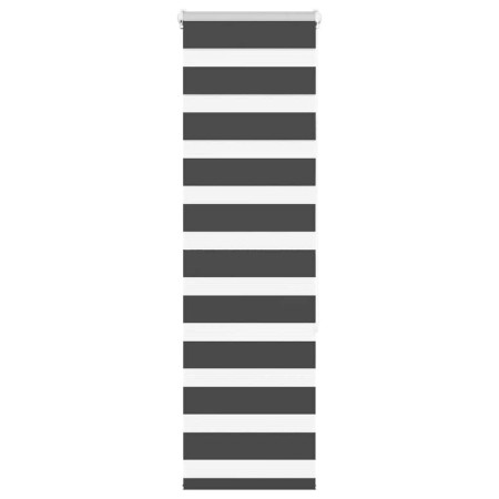 Estor cebra negro 50x150 cm tejido ancho 45,9 cm poliéster de , Persianas y estores - Ref: Foro24-4014225, Precio: 18,57 €, D...
