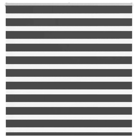 Estor cebra negro 145x150 cm tejido ancho 140,9 cm poliéster de , Persianas y estores - Ref: Foro24-4014244, Precio: 35,68 €,...
