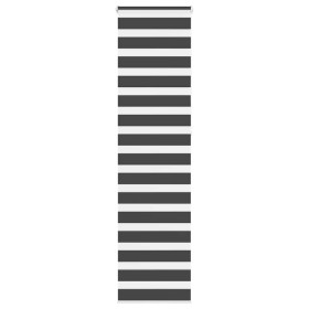 Estor cebra negro 55x230 cm tejido ancho 50,9 cm poliéster de , Persianas y estores - Ref: Foro24-4014278, Precio: 23,41 €, D...