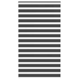 Estor cebra negro 125x230 cm tejido ancho 120,9 cm poliéster de , Persianas y estores - Ref: Foro24-4014292, Precio: 27,73 €,...