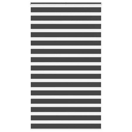 Estor cebra negro 125x230 cm tejido ancho 120,9 cm poliéster de , Persianas y estores - Ref: Foro24-4014292, Precio: 27,73 €,...