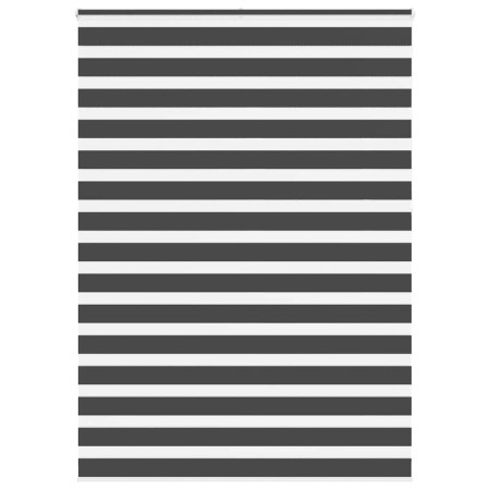 Estor cebra negro 160x230 cm tejido ancho 155,9 cm poliéster de , Persianas y estores - Ref: Foro24-4014299, Precio: 41,12 €,...