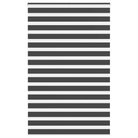 Estor cebra negro 150x200 cm tejido ancho 145,9 cm poliéster de , Persianas y estores - Ref: Foro24-4014271, Precio: 40,89 €,...