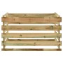 Compostador con listones madera pino impregnada 120x120x70 cm de vidaXL, Compostadores - Ref: Foro24-316060, Precio: 64,60 €,...