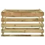 Compostador con listones madera pino impregnada 120x120x70 cm de vidaXL, Compostadores - Ref: Foro24-316060, Precio: 58,44 €,...