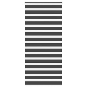 Estor cebra negro 95x230 cm tejido ancho 90,9 cm poliéster de , Persianas y estores - Ref: Foro24-4014286, Precio: 29,15 €, D...