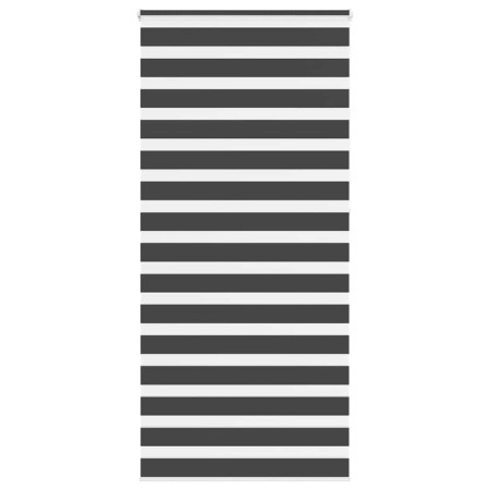 Estor cebra negro 95x230 cm tejido ancho 90,9 cm poliéster de , Persianas y estores - Ref: Foro24-4014286, Precio: 29,15 €, D...