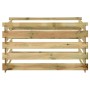 Compostador con listones madera pino impregnada 120x120x70 cm de vidaXL, Compostadores - Ref: Foro24-316060, Precio: 64,60 €,...