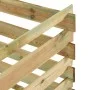 Compostador con listones madera pino impregnada 120x120x70 cm de vidaXL, Compostadores - Ref: Foro24-316060, Precio: 58,44 €,...