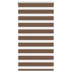 Estor cebra marrón 75x100 cm tejido ancho 70,9 cm poliéster de , Persianas y estores - Ref: Foro24-4014308, Precio: 20,47 €, ...