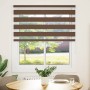 Estor cebra marrón 120x100 cm tejido ancho 115,9 cm poliéster de , Persianas y estores - Ref: Foro24-4014317, Precio: 27,44 €...