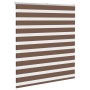 Estor cebra marrón 120x100 cm tejido ancho 115,9 cm poliéster de , Persianas y estores - Ref: Foro24-4014317, Precio: 27,44 €...