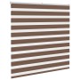 Estor cebra marrón 145x150 cm tejido ancho 140,9 cm poliéster de , Persianas y estores - Ref: Foro24-4014348, Precio: 26,16 €...