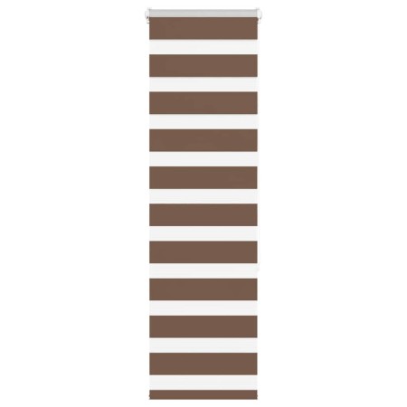 Estor cebra marrón 50x150 cm tejido ancho 45,9 cm poliéster de , Persianas y estores - Ref: Foro24-4014329, Precio: 19,36 €, ...