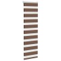 Estor cebra marrón 50x150 cm tejido ancho 45,9 cm poliéster de , Persianas y estores - Ref: Foro24-4014329, Precio: 19,36 €, ...
