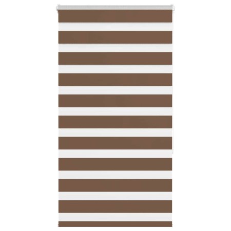 Estor cebra marrón 85x150 cm tejido ancho 80,9 cm poliéster de , Persianas y estores - Ref: Foro24-4014336, Precio: 23,43 €, ...