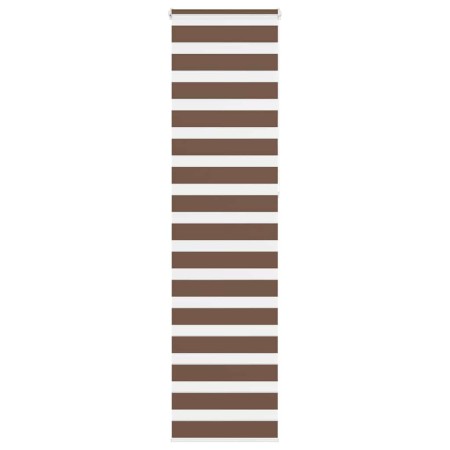 Estor cebra marrón 60x230 cm tejido ancho 55,9 cm poliéster de , Persianas y estores - Ref: Foro24-4014383, Precio: 22,58 €, ...