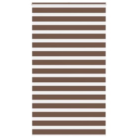 Estor cebra marrón 120x230 cm tejido ancho 115,9 cm poliéster de , Persianas y estores - Ref: Foro24-4014395, Precio: 32,75 €...