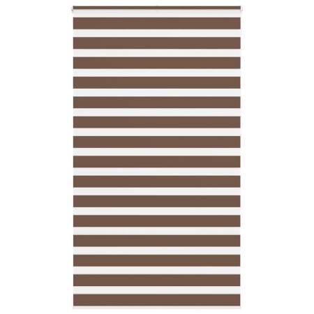 Estor cebra marrón 120x230 cm tejido ancho 115,9 cm poliéster de , Persianas y estores - Ref: Foro24-4014395, Precio: 32,75 €...