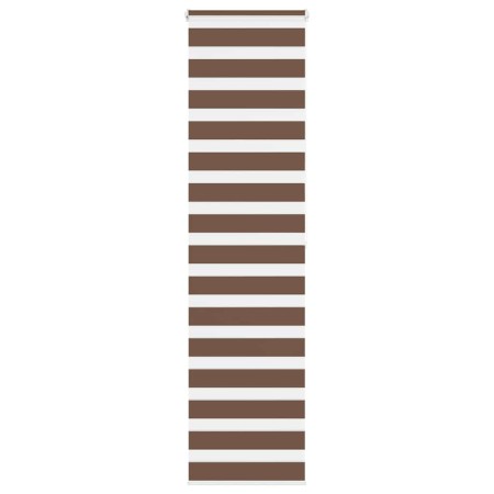 Estor cebra marrón 65x200 cm tejido ancho 55,9 cm poliéster de , Persianas y estores - Ref: Foro24-4014357, Precio: 19,29 €, ...